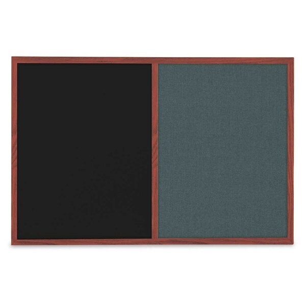 Slim Style Indoor Enclosed Corkboard, 36